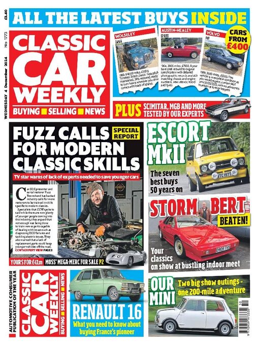 Title details for Classic Car Weekly by H BAUER PUBLISHING LIMITED - Available